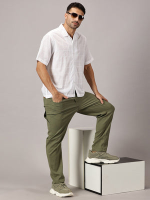 Cloudform Cuban Collar Shirt - White - Regalwolf