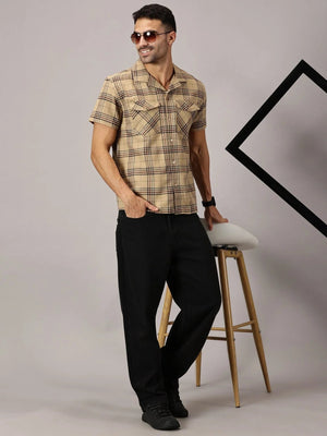 Desert Check Heavy Dobby Utility Shirt - Regalwolf
