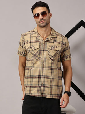 Desert Check Heavy Dobby Utility Shirt - Regalwolf