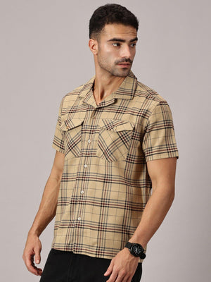 Desert Check Heavy Dobby Utility Shirt - Regalwolf