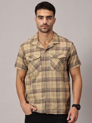Desert Check Heavy Dobby Utility Shirt - Regalwolf