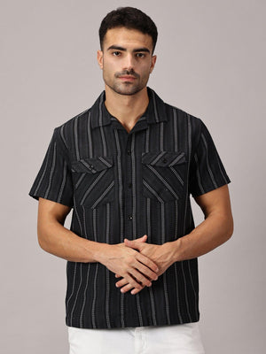 Onyx Dobby Stretch Utility Shirt - Regalwolf