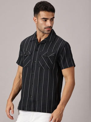 Onyx Dobby Stretch Utility Shirt - Regalwolf