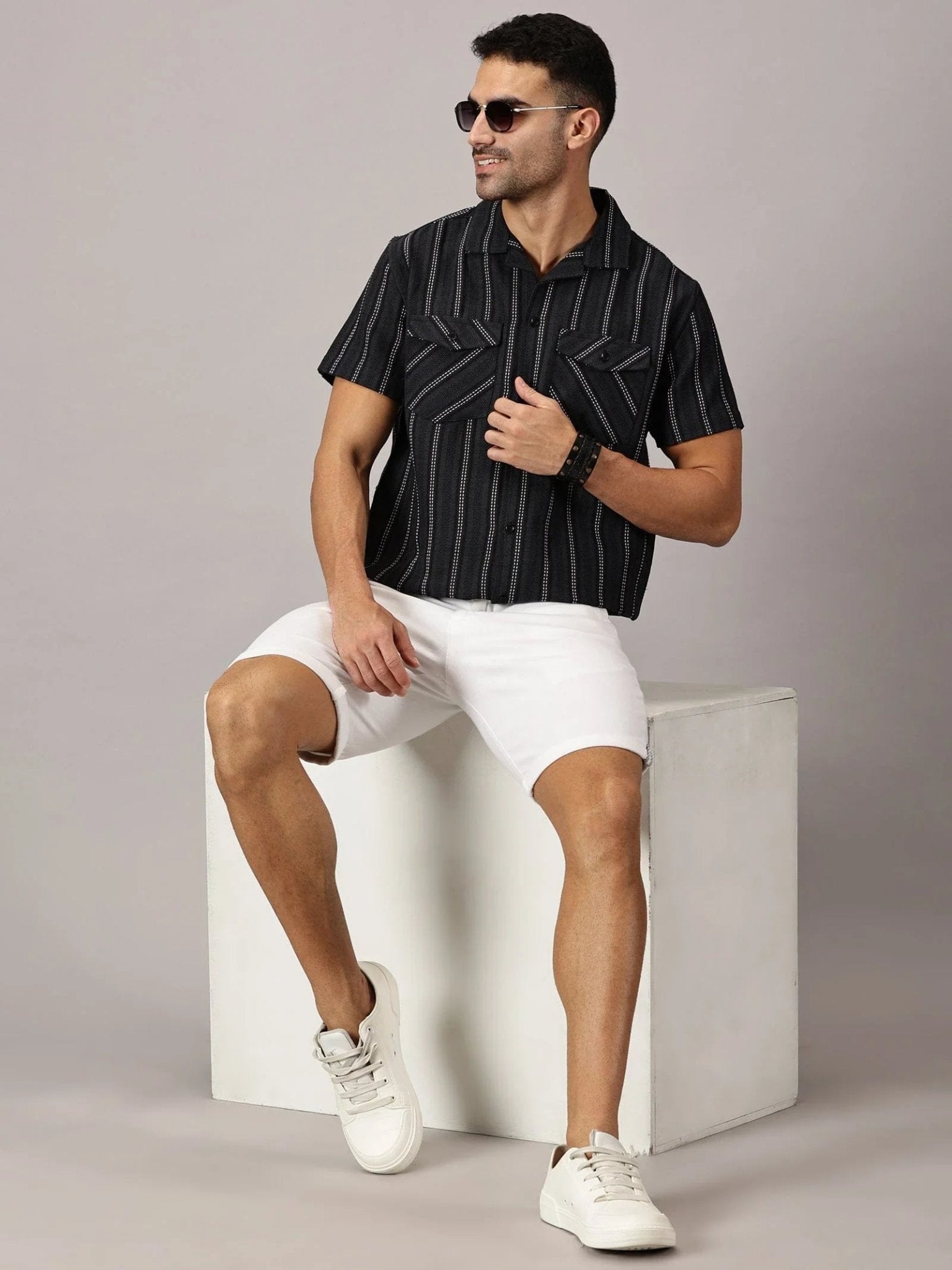 Onyx Dobby Stretch Utility Shirt - Regalwolf
