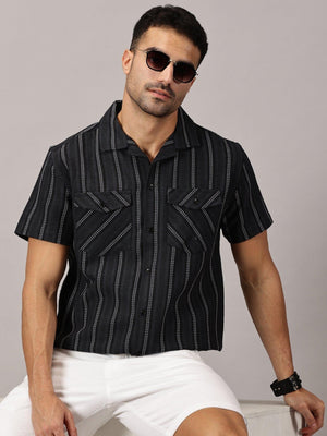Onyx Dobby Stretch Utility Shirt - Regalwolf